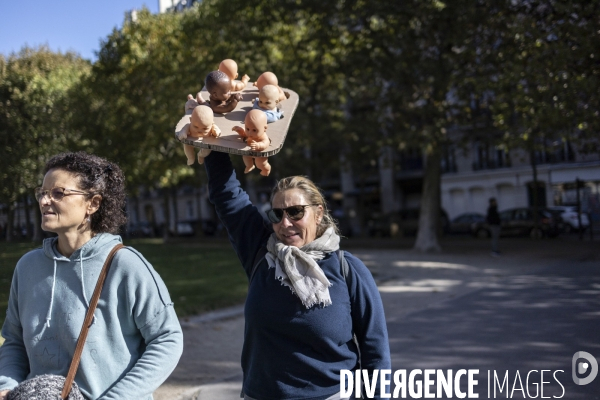 Manifestation du personnel de la petite enfance