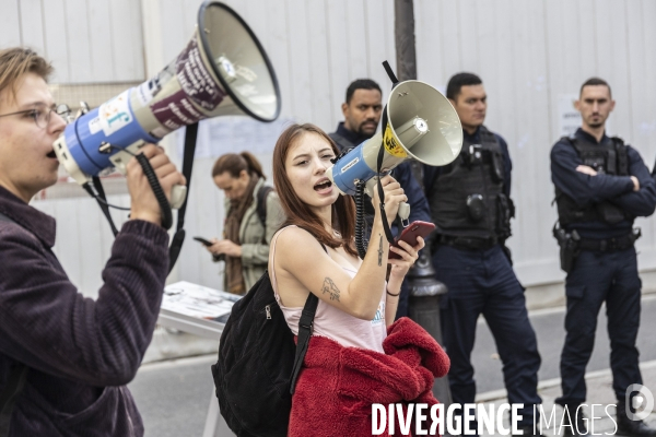 Manifestation des Sans-Facs de Nanterre