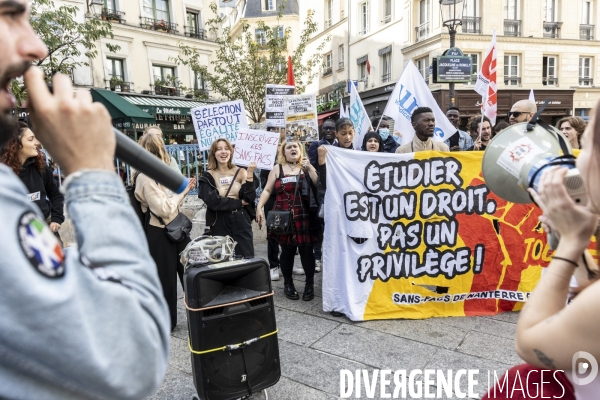 Manifestation des Sans-Facs de Nanterre