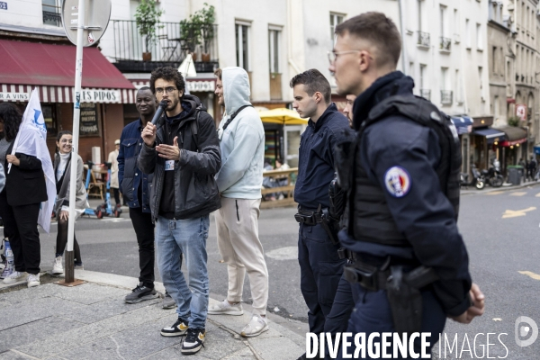 Manifestation des Sans-Facs de Nanterre