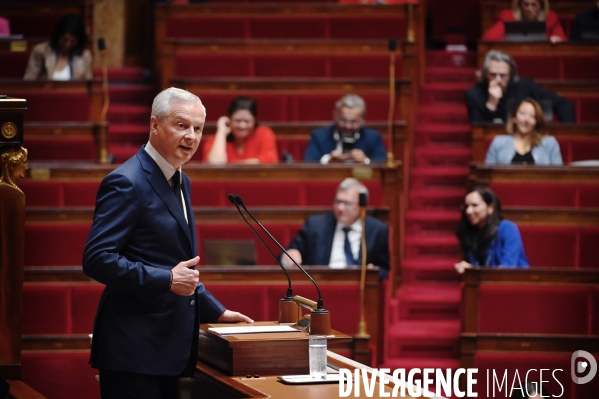 Assemblee nationale / Examen du projet de loi de finances 2023 2027