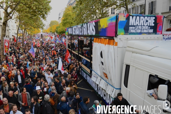 Marche contre la vie chère et l inaction climatique