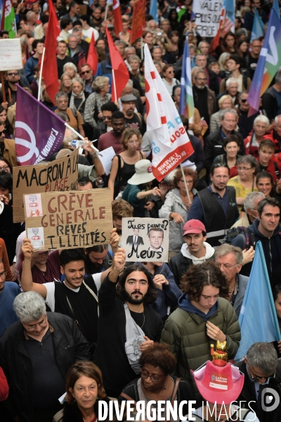 Marche contre la vie chère et l inaction climatique