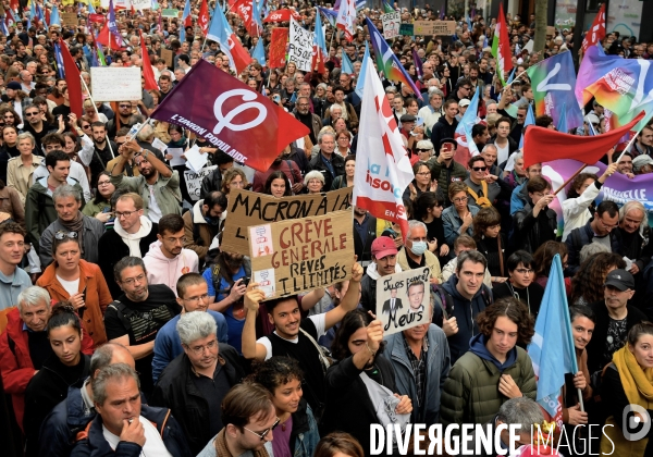 Marche contre la vie chère et l inaction climatique