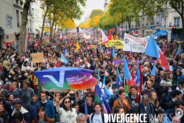 Marche contre la vie chère et l inaction climatique