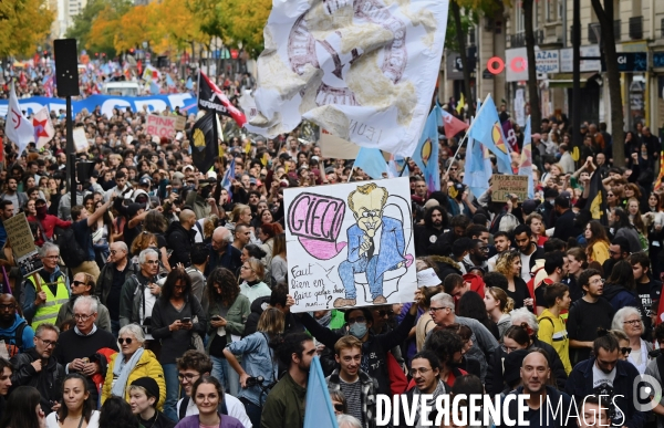 Marche contre la vie chère et l inaction climatique