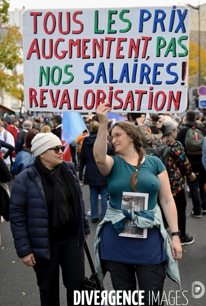 Marche contre la vie chère et l inaction climatique