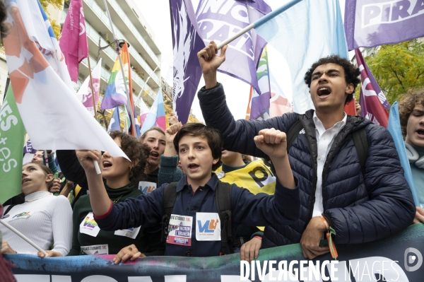 Marche contre la vie chère. Paris