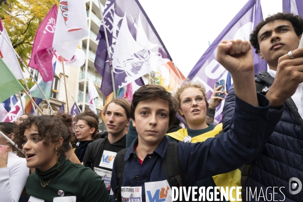 Marche contre la vie chère. Paris