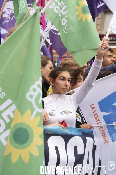 Marche contre la vie chère. Paris