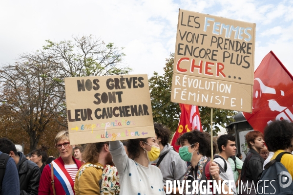 Marche contre la vie chère. Paris