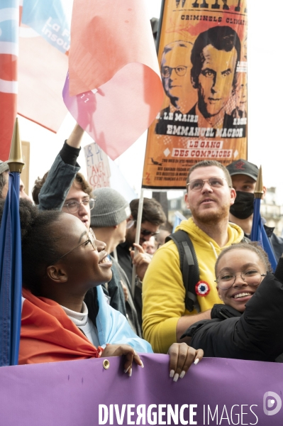 Marche contre la vie chère. Paris