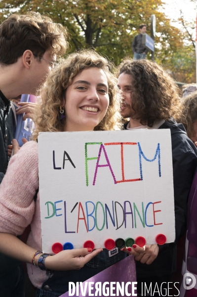 Marche contre la vie chère. Paris