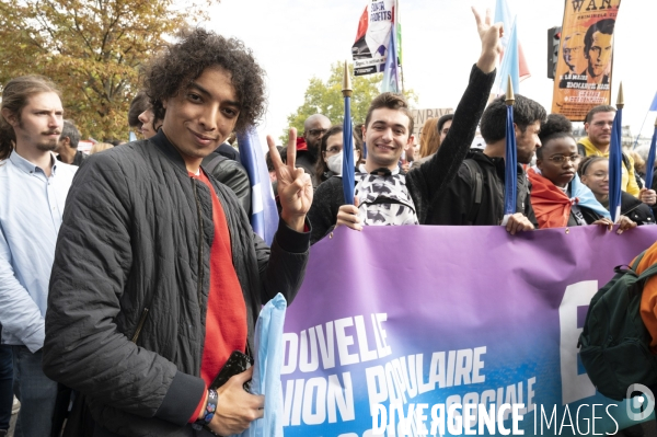 Marche contre la vie chère. Paris