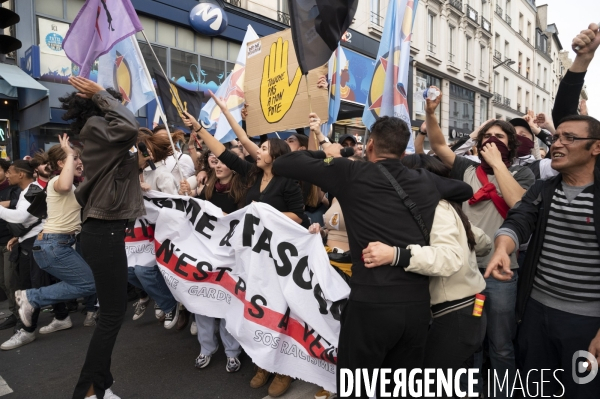 Marche contre la vie chère. Paris