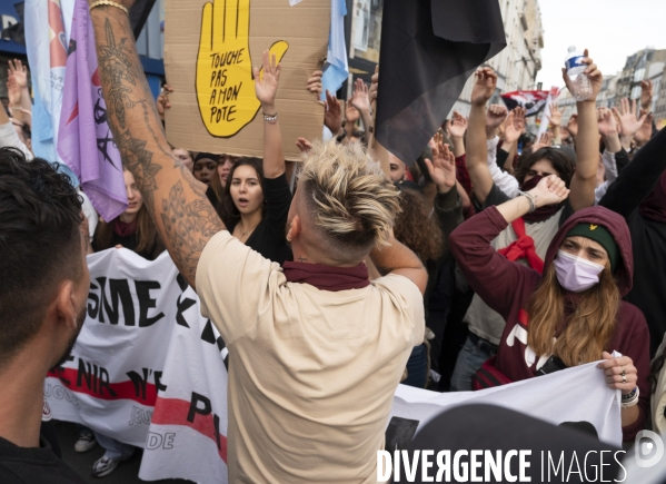 Marche contre la vie chère. Paris