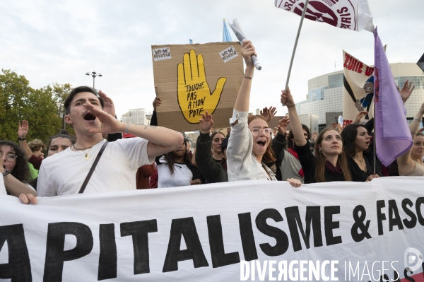 Marche contre la vie chère. Paris