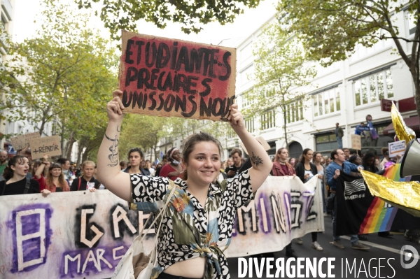 Marche contre la vie chère. Paris