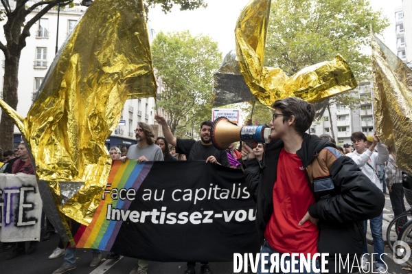 Marche contre la vie chère. Paris