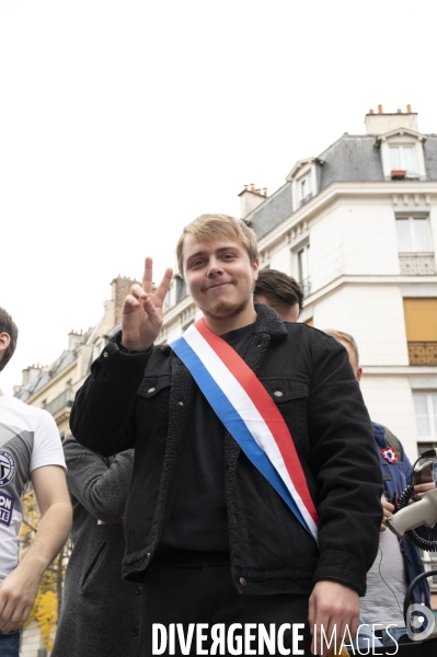 Marche contre la vie chère. Paris