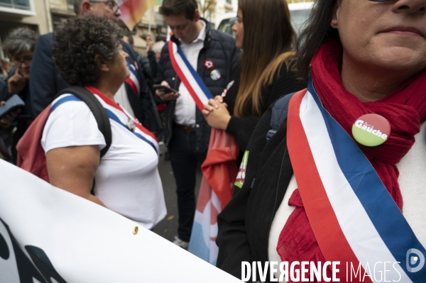 Marche contre la vie chère. Paris