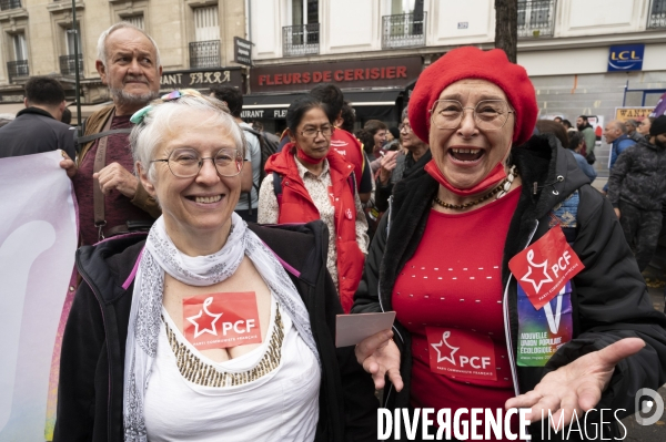 Marche contre la vie chère. Paris