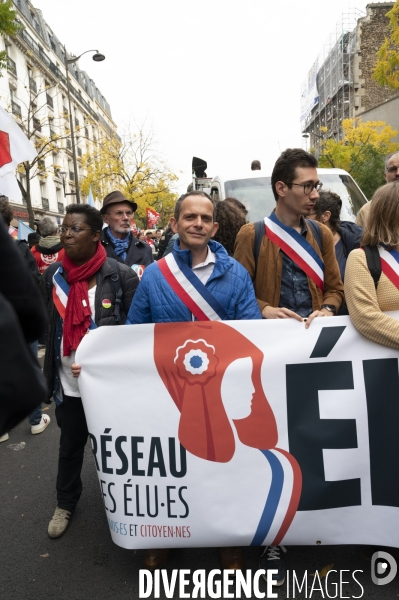 Marche contre la vie chère. Paris