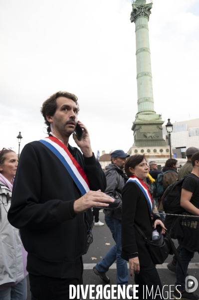 Marche contre la vie chère. Paris