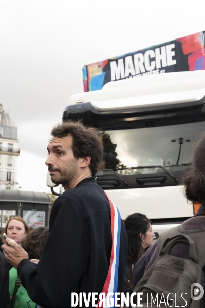 Marche contre la vie chère. Paris