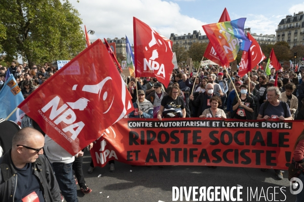 Marche contre la vie chère. Paris