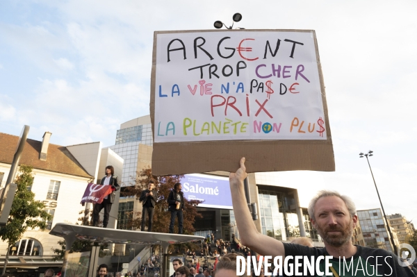 Marche contre la vie chère. Paris