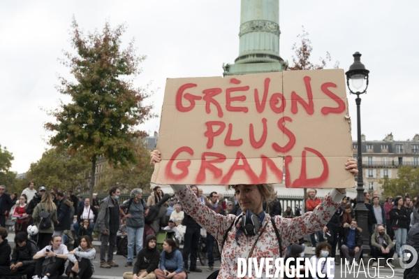 Marche contre la vie chère. Paris