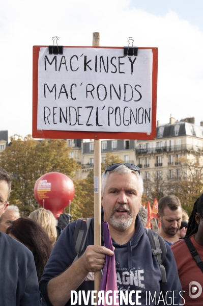 Marche contre la vie chère. Paris