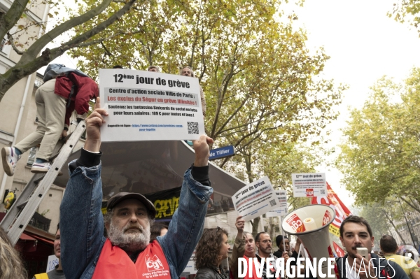 Marche contre la vie chère. Paris