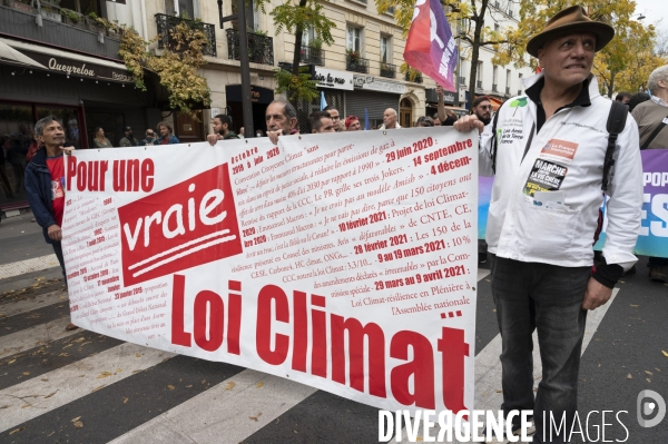 Marche contre la vie chère. Paris