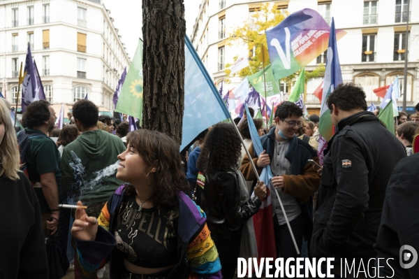 Marche contre la vie chère. Paris