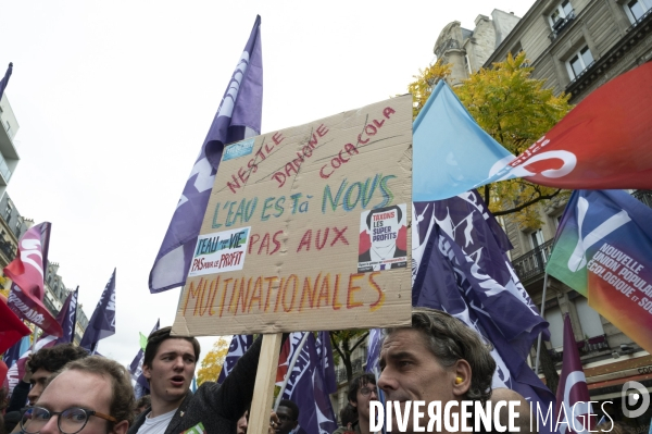 Marche contre la vie chère. Paris