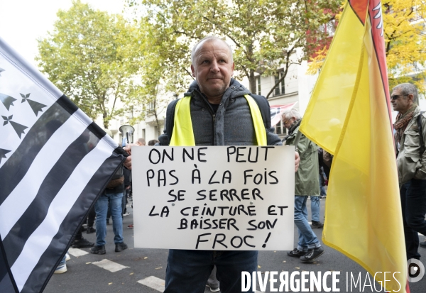 Marche contre la vie chère. Paris