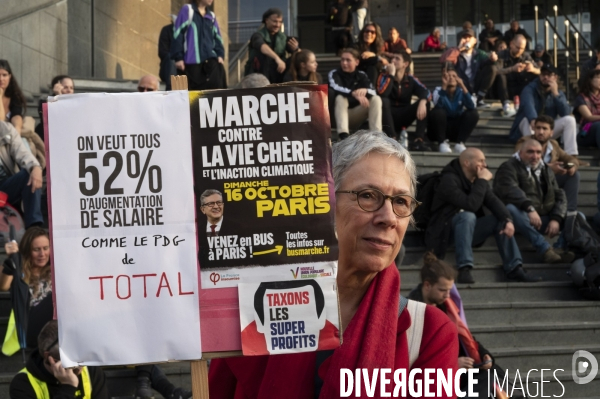 Marche contre la vie chère. Paris