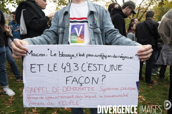 Marche contre la vie chère. Paris