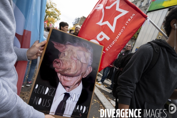 Marche contre la vie chère. Paris