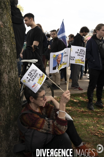 Marche contre la vie chère. Paris