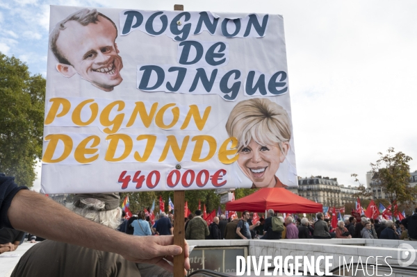 Marche contre la vie chère. Paris