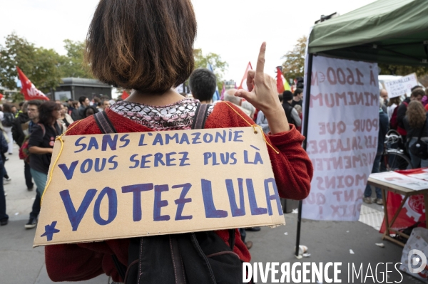 Marche contre la vie chère. Paris