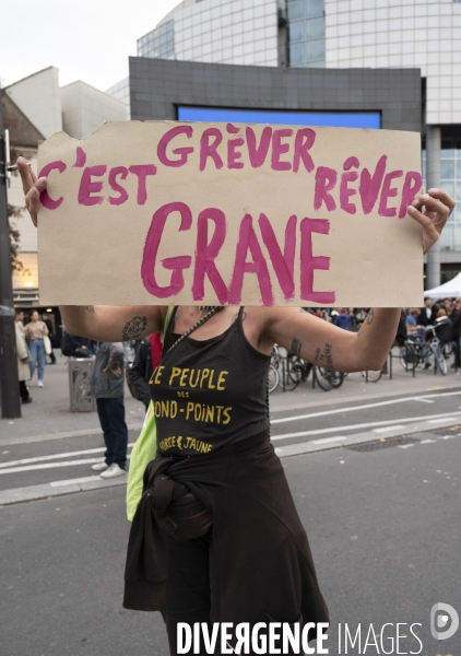 Marche contre la vie chère. Paris