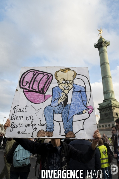 Marche contre la vie chère. Paris