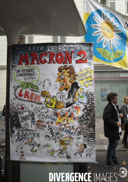 Marche contre la vie chère. Paris