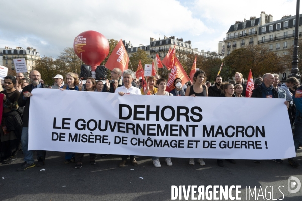 Marche contre la vie chère. Paris