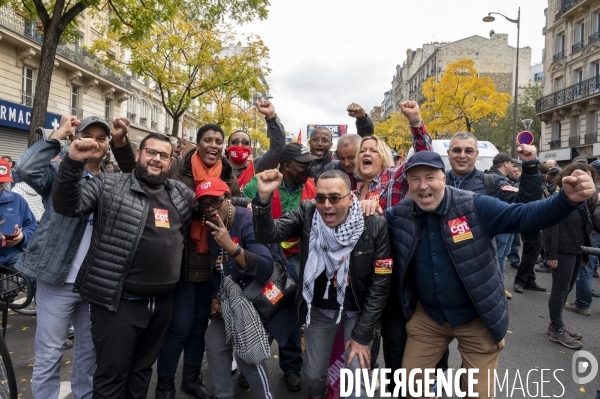 Marche contre la vie chère. Paris