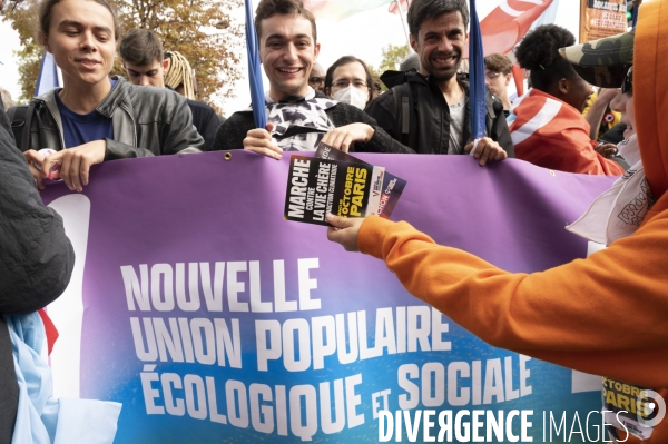 Marche contre la vie chère. Paris